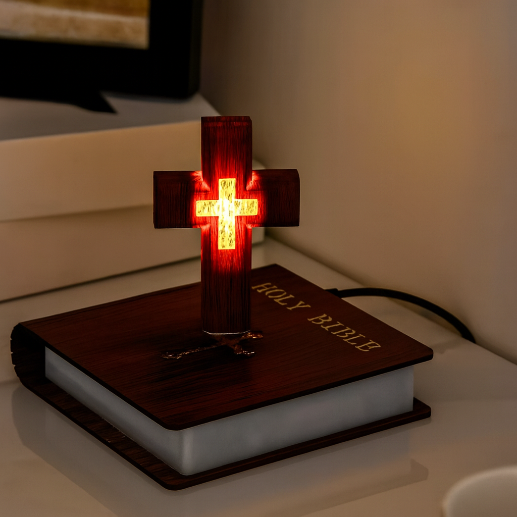 Floating Bible Lamp